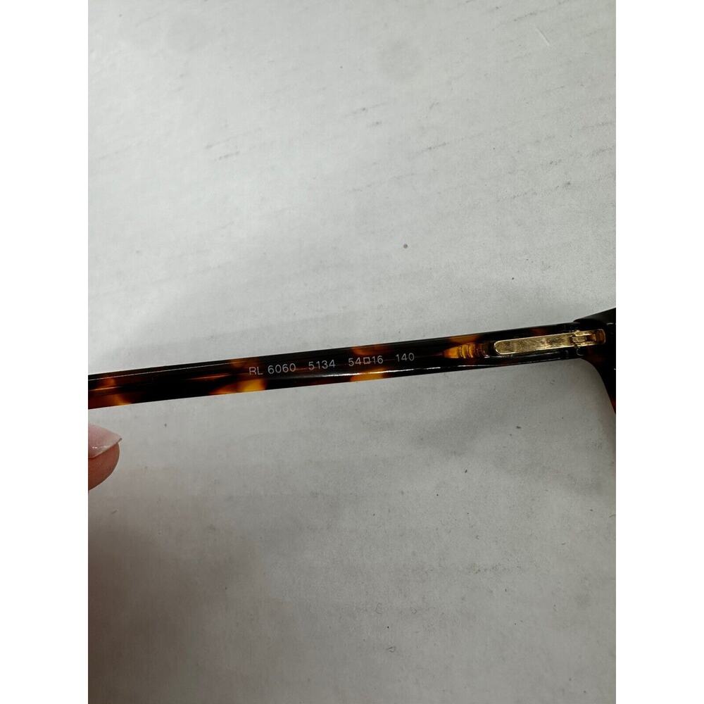Ralph Lauren Glasses RL 6060 5134 52 [] 16 140 MM Tortoise Frames Only Authentic - Picture 6 of 11